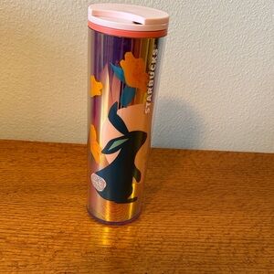 Starbucks Easter 16 oz Tumbler Mug Pink and Blue Bunny